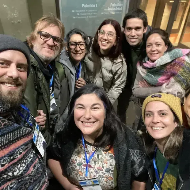 El equipo reunido en el congreso de hongos comestibles y medicinales.